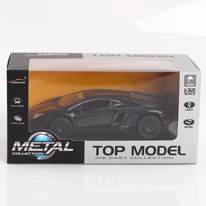 Lambo 750-4 Alloy Car Model 1:32 with Multi-Door, Sound, Light & Pull-Back Features