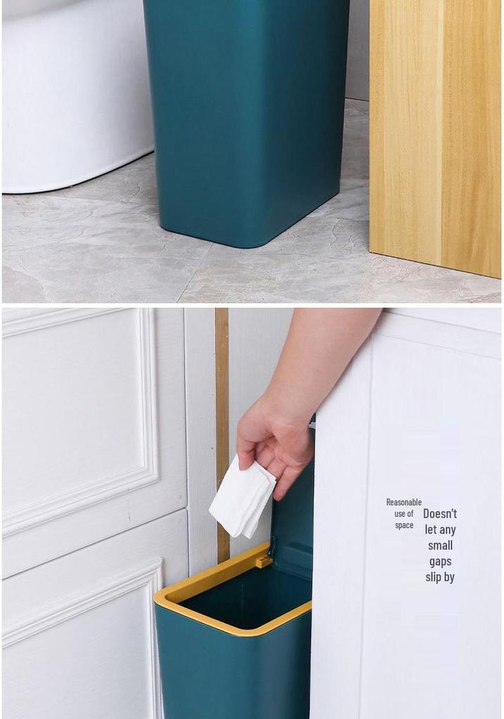 Berührungslose, geruchsdichte Mülltonne mit Deckel für Küche, Bad und Toilette.
