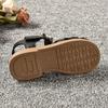 Girls' shoes, children's princess closed-toe sandals, new summer style for little girls, stylish soft-soled summer children's shoes