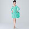 Children's Dance Costume for Professional Competition Girls' Large Swing Dress Children's Latin Training Performance