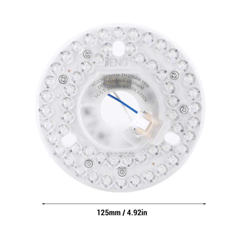 3CCT Ceiling Fan Light Kit 18W Retrofit Light Kit Modern LED Light Replacement Flush Mount