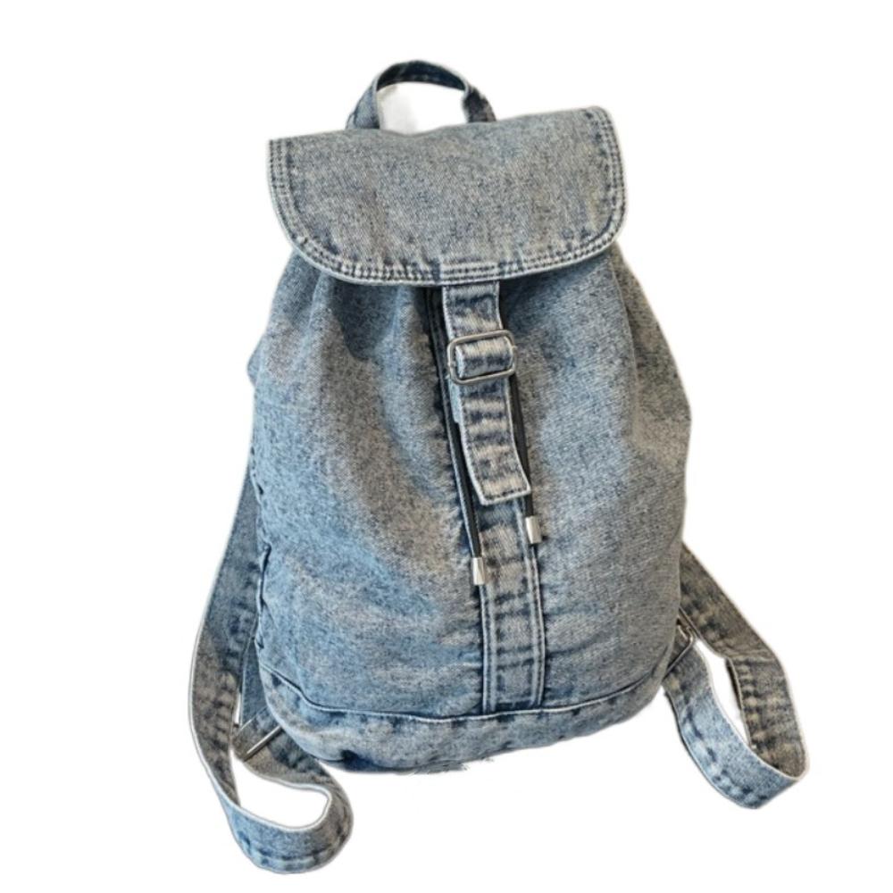 Vintage Cowboy Travel Back Packs Large Capacity Student Schoolbags Denim Backpack for Girls