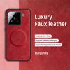 Luxury Leather Magnetic Phone Case For Xiaomi 14T 15 13T 12T 11T Pro 12S Ultra 13 Lite For Magsafe Wireless Charge Protect Cover