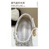Girls' High Heels Princess Shoes Little Girl Dress Crystal Shoes Soft Sole Silver Children's Fashion Show Performance Leather Shoes