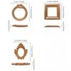 European Victorian Style Retro Resin Mini Angel Oval Small Photo Frame Accessory Positioning Frame Earring Necklace