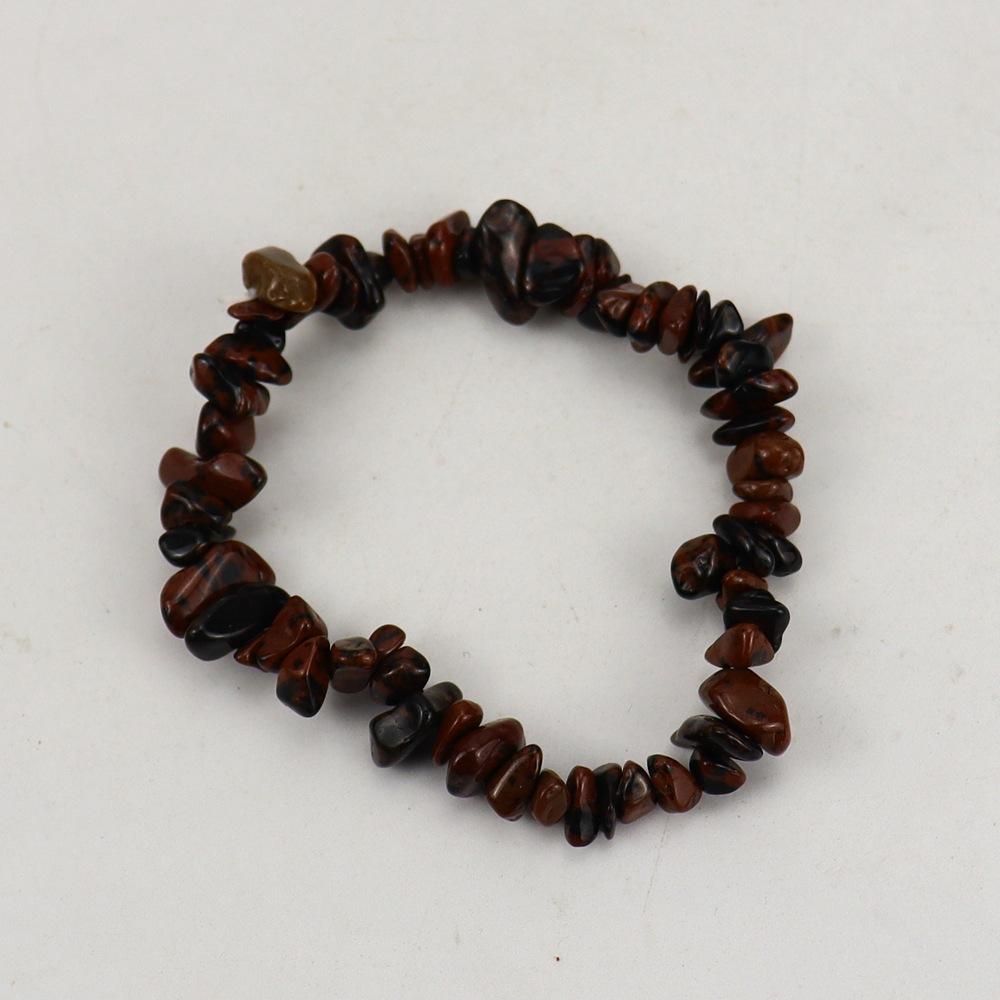 Handmade Beads, Natural Crystal Gravel Bracelet Bracelet B54