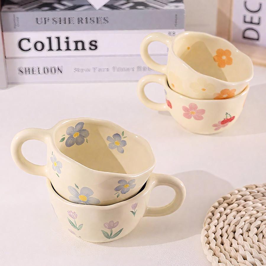 Tasse à petit-déjeuner élégante en céramique: Design de Luxe Léger de Haute Qualité pour le Bureau et la Maison