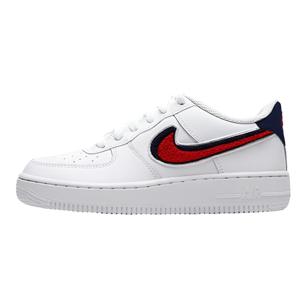 Nike Air Force 1 Low 3D Chenille Swoosh USA GS AO3620-101