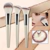 Single Pointed Handle Loose Powder Brush Oblique Head Foundation Brush Contour Brush Beginner Soft Hair Makeup Brush Beauty Tool