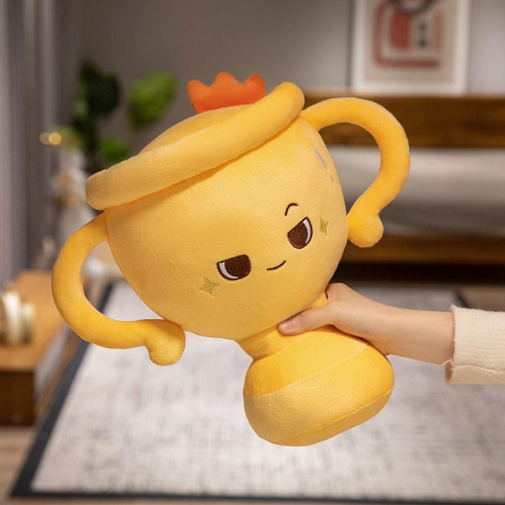 PP Cotton Trophy Shape Plush Doll Simulation Stuffed Animal Plush Toys  Home Decor