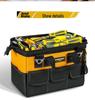 Durable Canvas Handheld Electrician's Tool Bag - Sturdy, Multifunctional for Repair & Woodworking