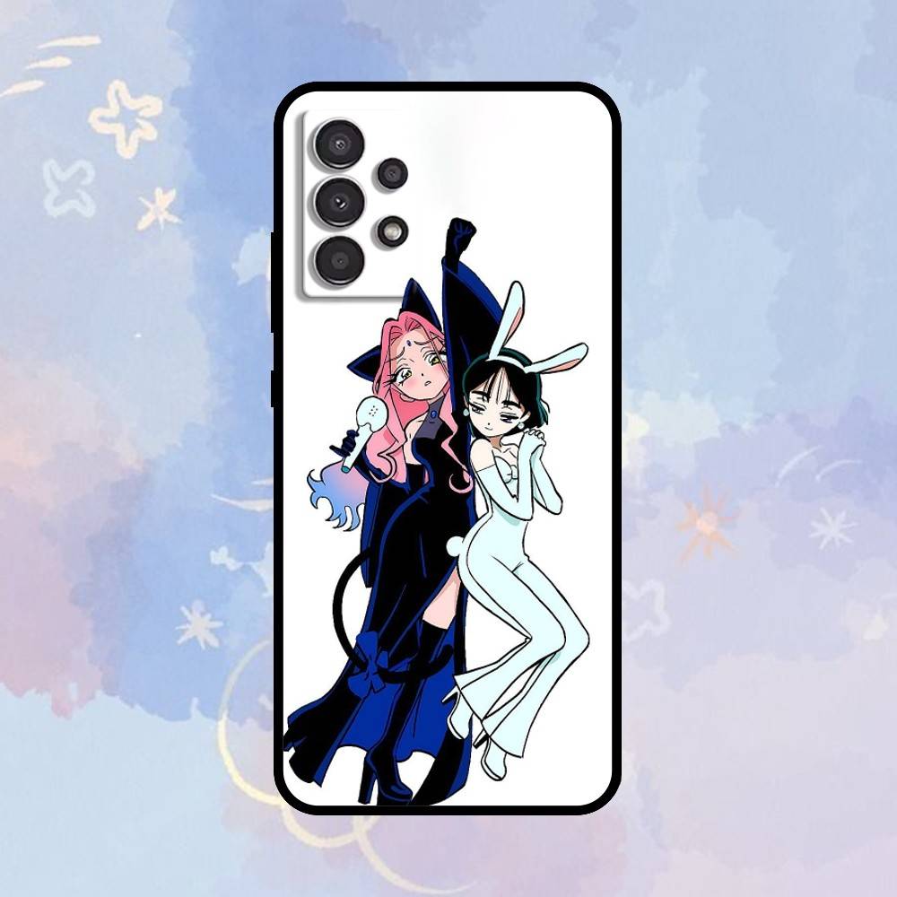 AAA Popular Anime Alien Stage Phone Case For Samsung Galaxy A73,A72,A71,A70,A53,A52,A51,Others Soft Black Cover