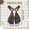 Underarm Shoulder Bag Cycling Steampunk Fashion Multipurpose PU Leather Vest