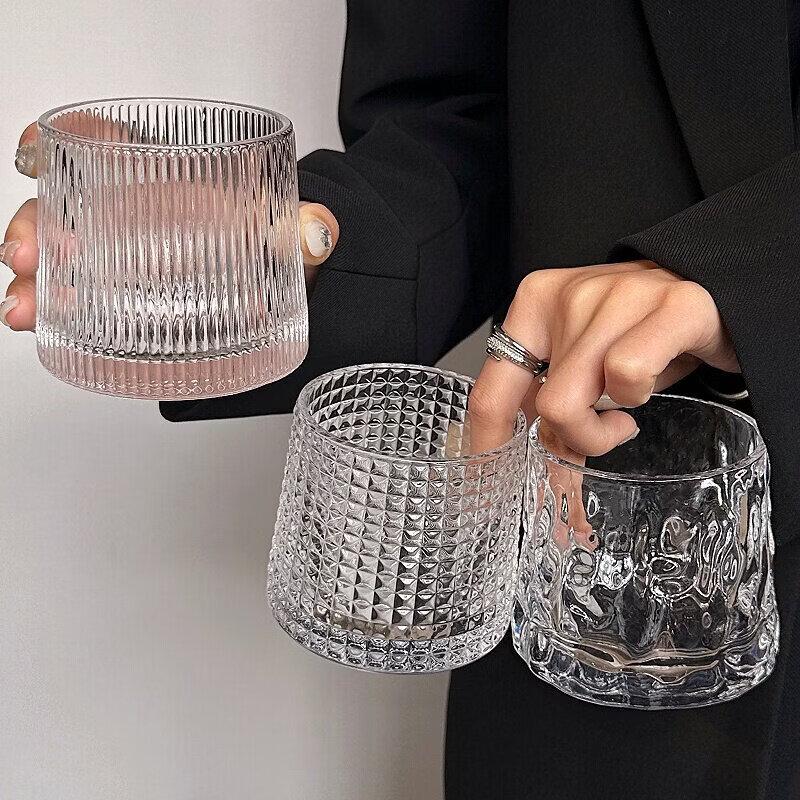 Vintage Irregular Glass Coffee & Tea Cup