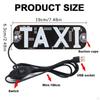 Taxi Light Sign Decor High Accessories Practical Durability -6V 2 Color Changeable USB