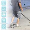 304 Stainless Steel Beach Sand Scoop Metal Detecting with Removable Long Handle Fast Sifting Metal Treasure Hunting Shovel Tool