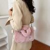 Cute Handbag Bag Autumn and Winter New Plush Chain Shoulder Bag Foreign Girl Hair Bag Crossbody Bucket Bag