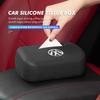 O2For Volkswagen VW Car Paper Storage Bag Silicone Handkerchief Box Tissue Case Passat Golf 4 5 6 Tiguan Polo Scirocco Jetta CC