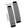 Arm Cover Fingerless Long Glove Striped Cool Stretch Gloves Women Girls Elbow Mitten  Winter Season