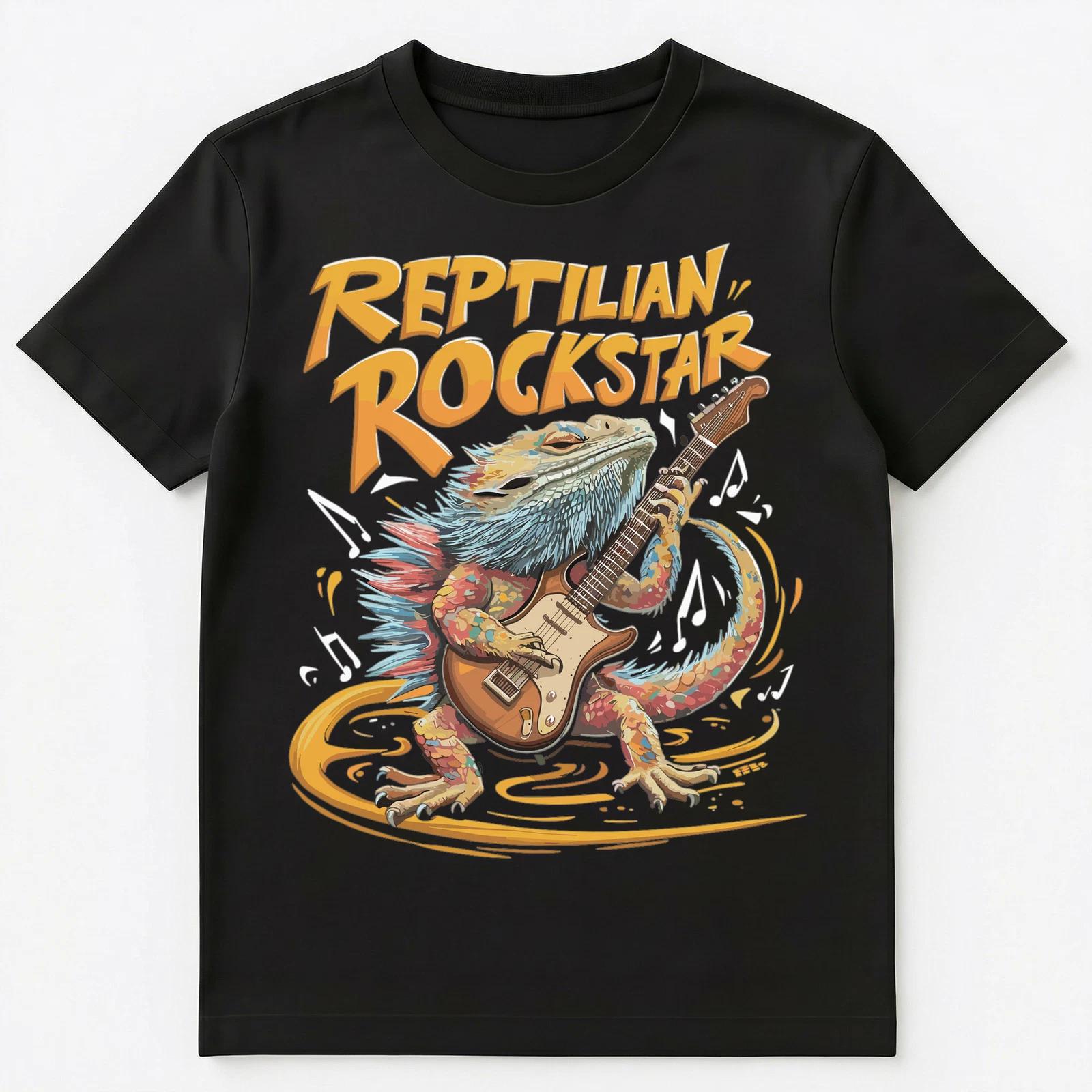 

Reptilian Rockstar Bearded Dragon Unisex T-Shirt 4XL