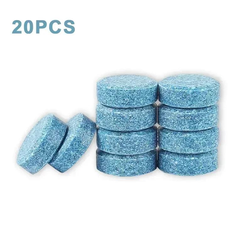 2-100pc Solid Cleaner Car Windshield Washer Fluid Concentrated Effervescen Tablets for Car Room Kitchen Window Glass Cleaning