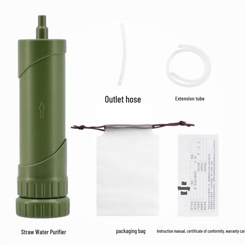 Jingyi Tragbarer Camping-Wasserfilter-Strohhalm