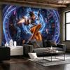 Overwatch Heroes Wall Tapestry Aesthetic Wall Hanging Printed Fabric Blanket Decorative Tapestries for Bedroom Living Room Home Decor