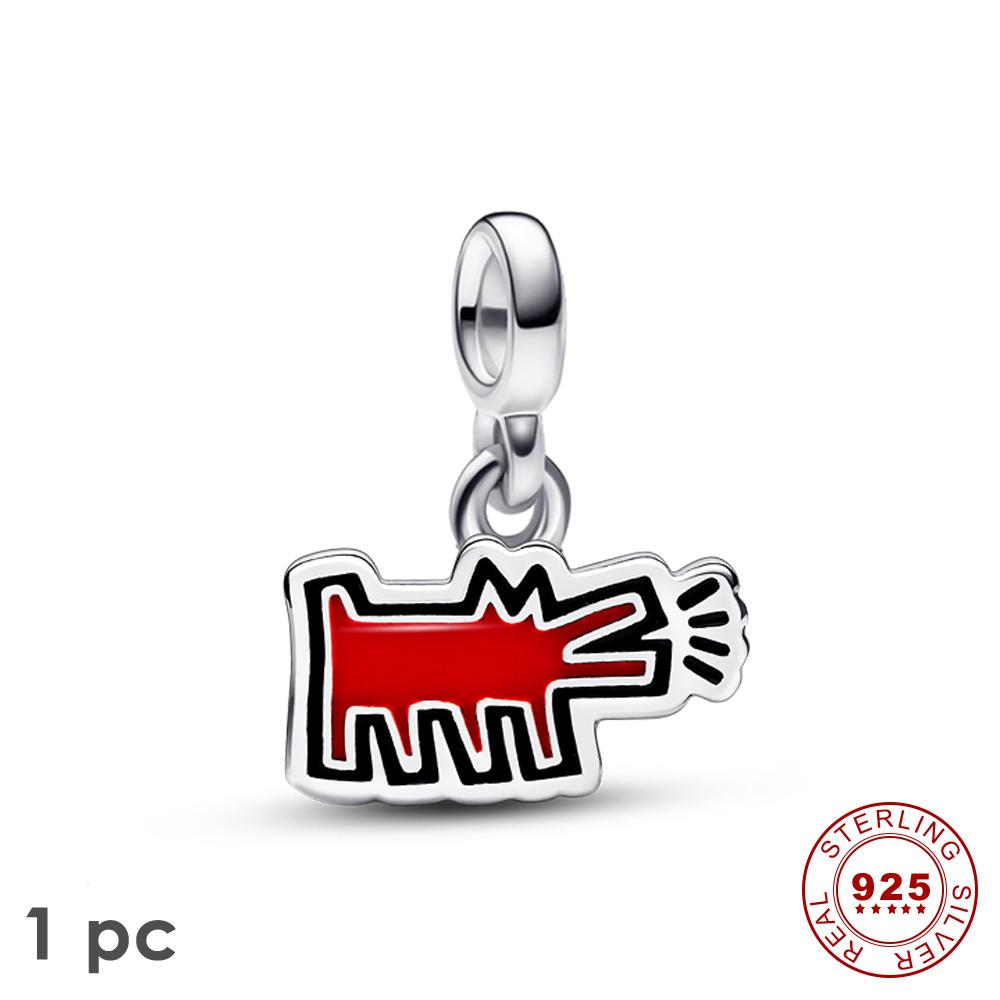 Novo Real S925 Prata Esterlina Me Charm Unicórnio Estrela Hoop Bead Fit Original Me Pulseiras Mulheres Coração Jóias Para Presente