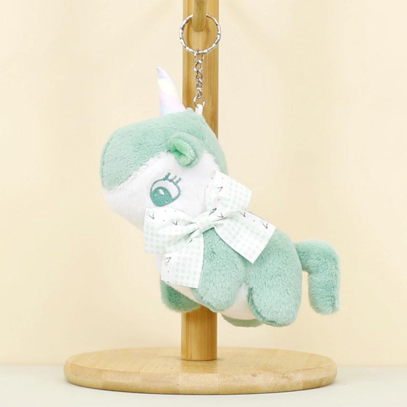 Sweet Pink Unicorn Plush Keychain Short Plush Stuffed Toy Perfect For Party Favors