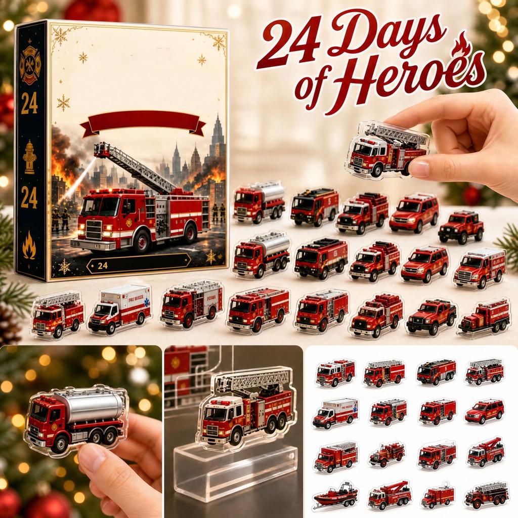 2D Acrylic -Day Advent Calendar Series Collectible Countdown