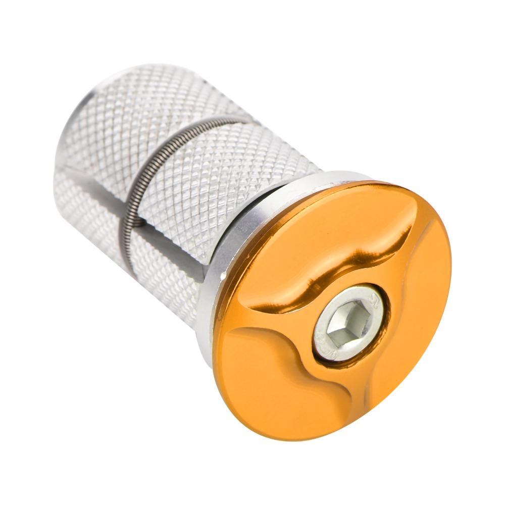 Aluminum Alloy Bike Stem Headset Lightweight Multiple Colors Available Headset Top Cap for 1 inch /1.25 inch forks