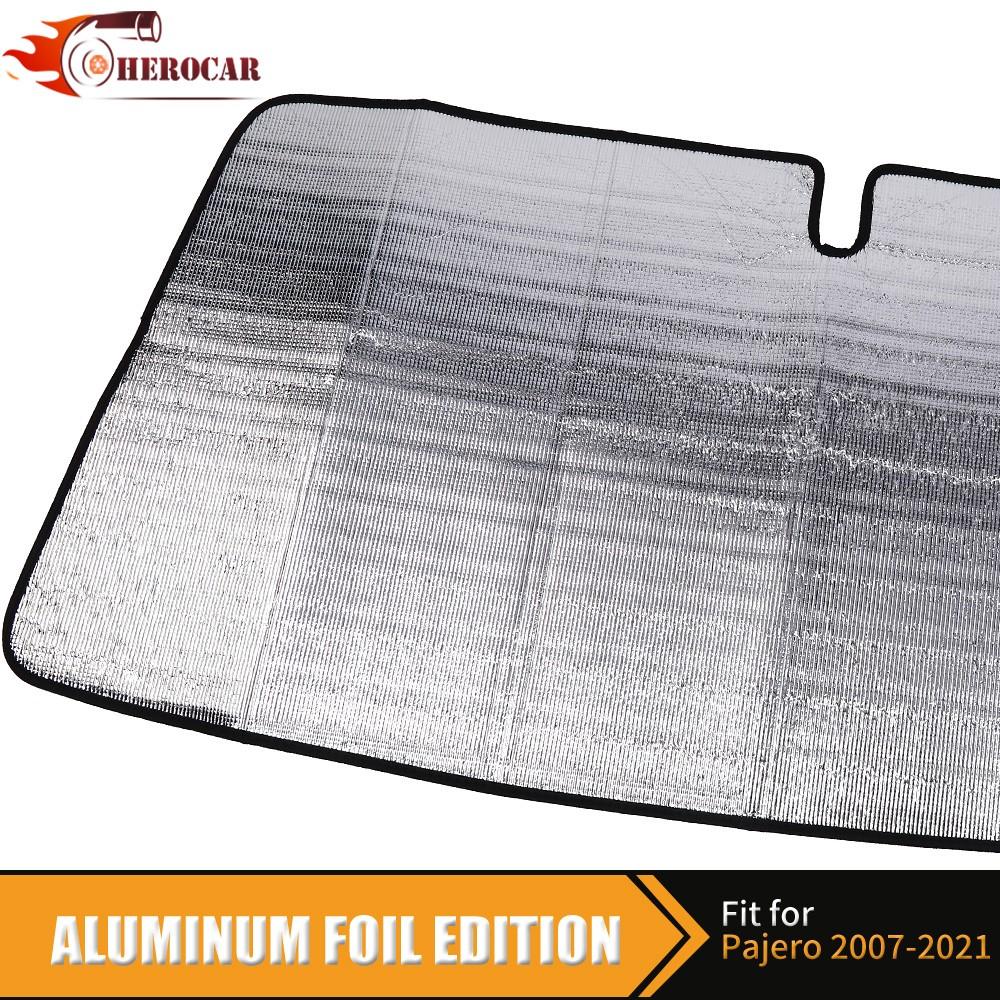 Front Windshield Sunshade Visor UV Protect For 2007-21 Mitsubishi Pajero Montero