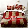 FC Spartak Moskau 3-teiliges Set Perfekt für das Schlafzimmer Bequemes Bettwäsche-Set enthält einen Bettbezug und zwei Kissenbezüge Ideales Geburtstags- oder Weihnachtsgeschenk