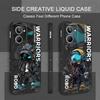 Trendy Cool Boy Phone Case For OPPO Realme 11 10 9 9i 8 8i 7 Pro Plus C35 C21Y C25Y C25 4G 5G Liquid Silicone Cover