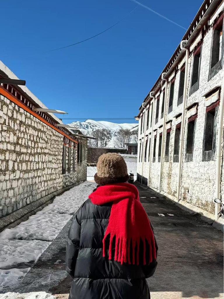 Dámský kostkovaný šátek v korejském stylu - Módní, Všestranný, Zesílený pletený nákrčník