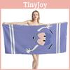 Expression Bathroom Pattern Bath Towel Beach Towels Absorbing Water