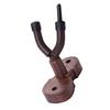 Wall Mount Violin Fiddle Viola Hanger Hook Keeper with Bow Holder Rubber Cushion Wood Base