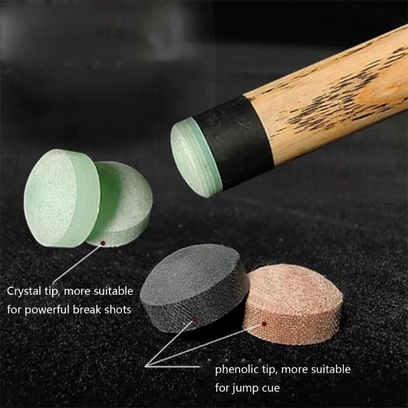 5pcs Billiard Pool Cue Tips High Hardness Cue Pool Stick Tip Breaking/Jumping Tip Head Billiard Cue Accessories