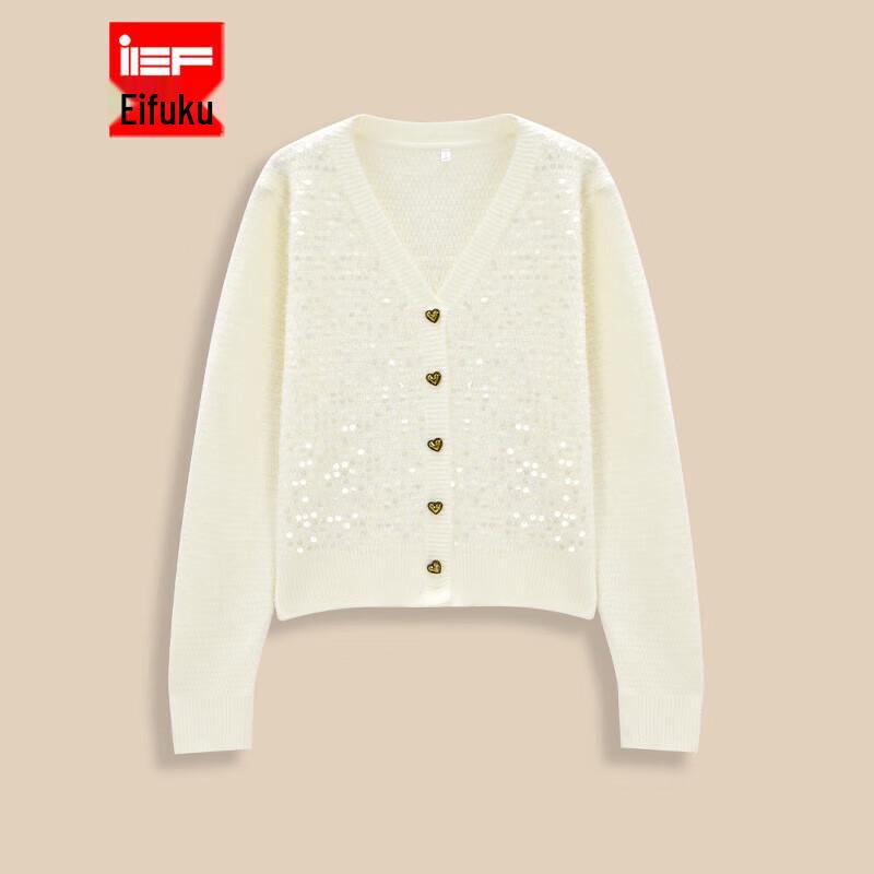 

IEF Women s 2025 Autumn Knitted Cardigan One Size