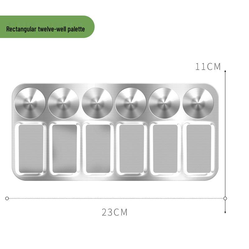 Children's Aluminum Mixing Palette for Gouache & Watercolor Painting