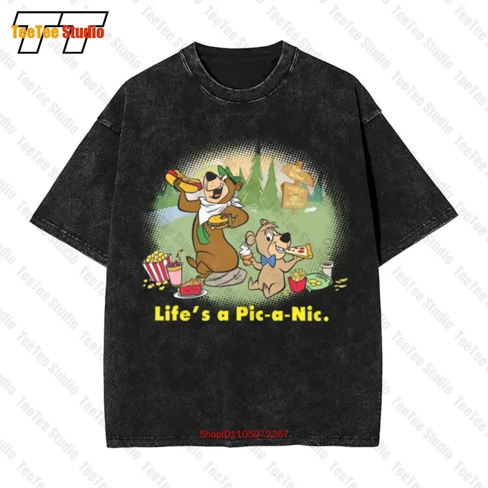 LifeS A Pic Nic Yogi Bear Vintage Oversized TShirt FZ S