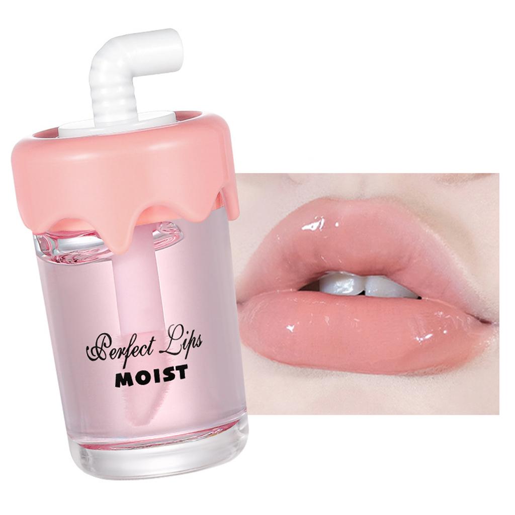 1PC Hydrating Lip Oil with Natural Fruit Fragrance - Daily Nourishing Lip Glaze for Long Lasting Smoothness and Comfort
