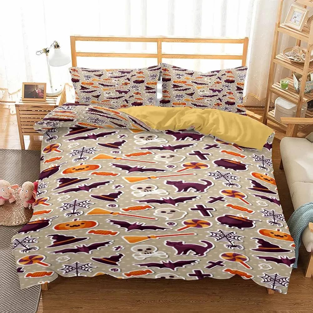 Black And White Milk Pattern Bedding Set Simple Style Soft And Comfortable Duvet Cover Set 3-Piece Children's Duvet Cover Set