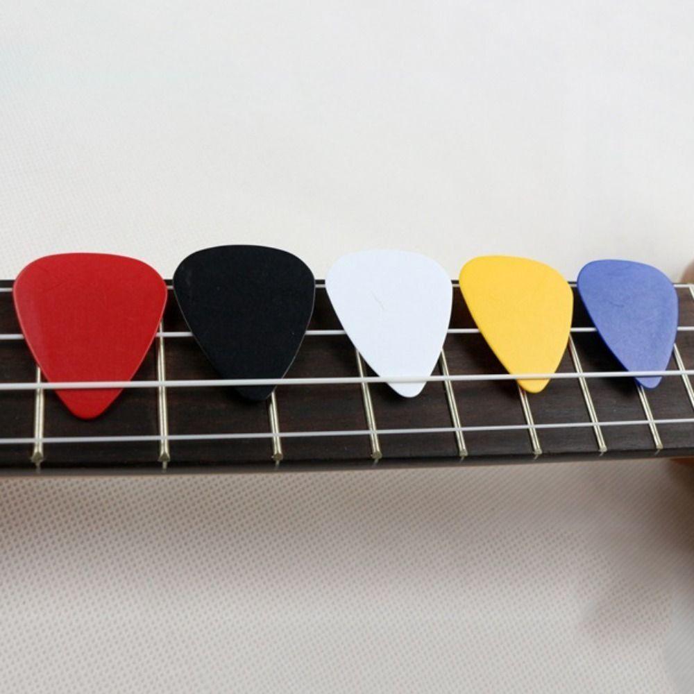 20pcs ABS Acoustic Guitar Picks Random Color Guitar Plectrum Droplet Shaped Guitar Pick  Bass