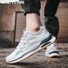 New Men's Shoes Breathable Casual Sneakers Summer White Running Shoes Lightweight Soft Sports Shoe for Male Large Size 39-44