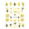 Ins Style Floral Butterfly Rose Self-Adhesive Nail Art Stickers, Same Style as Douyin & Xiaohongshu