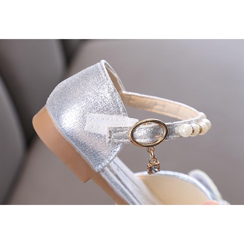 Herbst-Neustil, damenhaft, Baby-Mädchen, Mädchen, Prinzessinnen-Strass-Flats, Lederschuhe, Tanzaufführungs-Sandalen