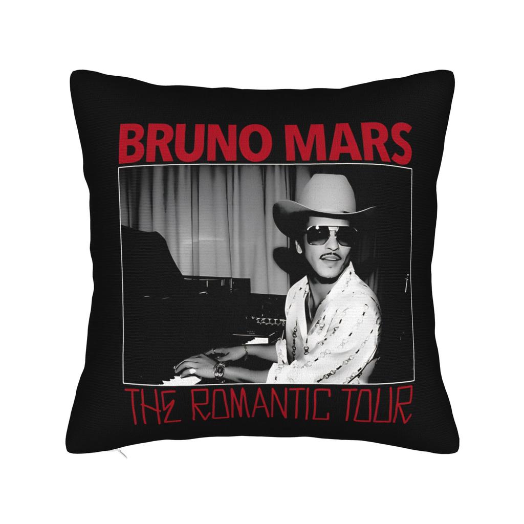 Bruno Mars Musiktour Quadratische Kissenbezüge Kissenbezüge Individuell Reißverschluss Dekor Kissenbezug Für Sitz 18"