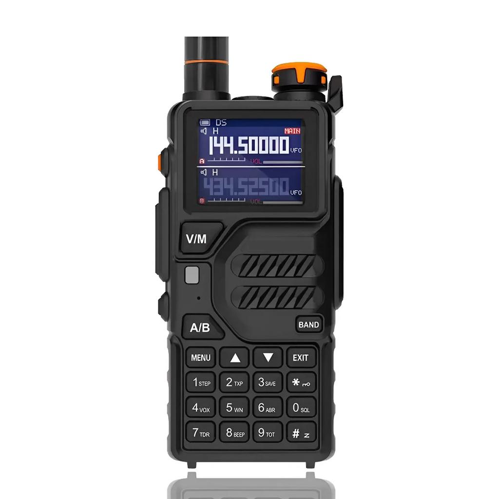 10W Long Range Tri Band Amateur Radio 999 Channels Walkie Talkie Radio with 2500mAh Battery US Plug