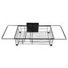 Expandable Dish Drying Rack in Sink Iron Kitchen Utensil Dish Holder Drainer Space Saving for Dishes Plates Bowls